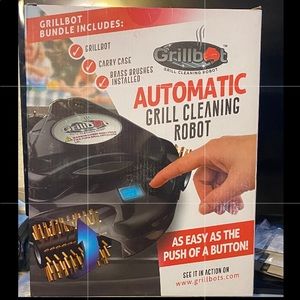 GrillBots Automatic Grill Cleaning Robot (Black) NEW/Original